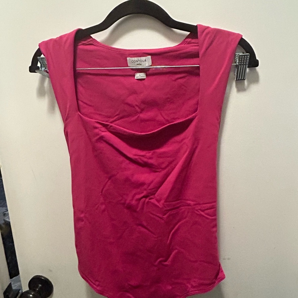 Aritzia Pink Ruched Tank Top